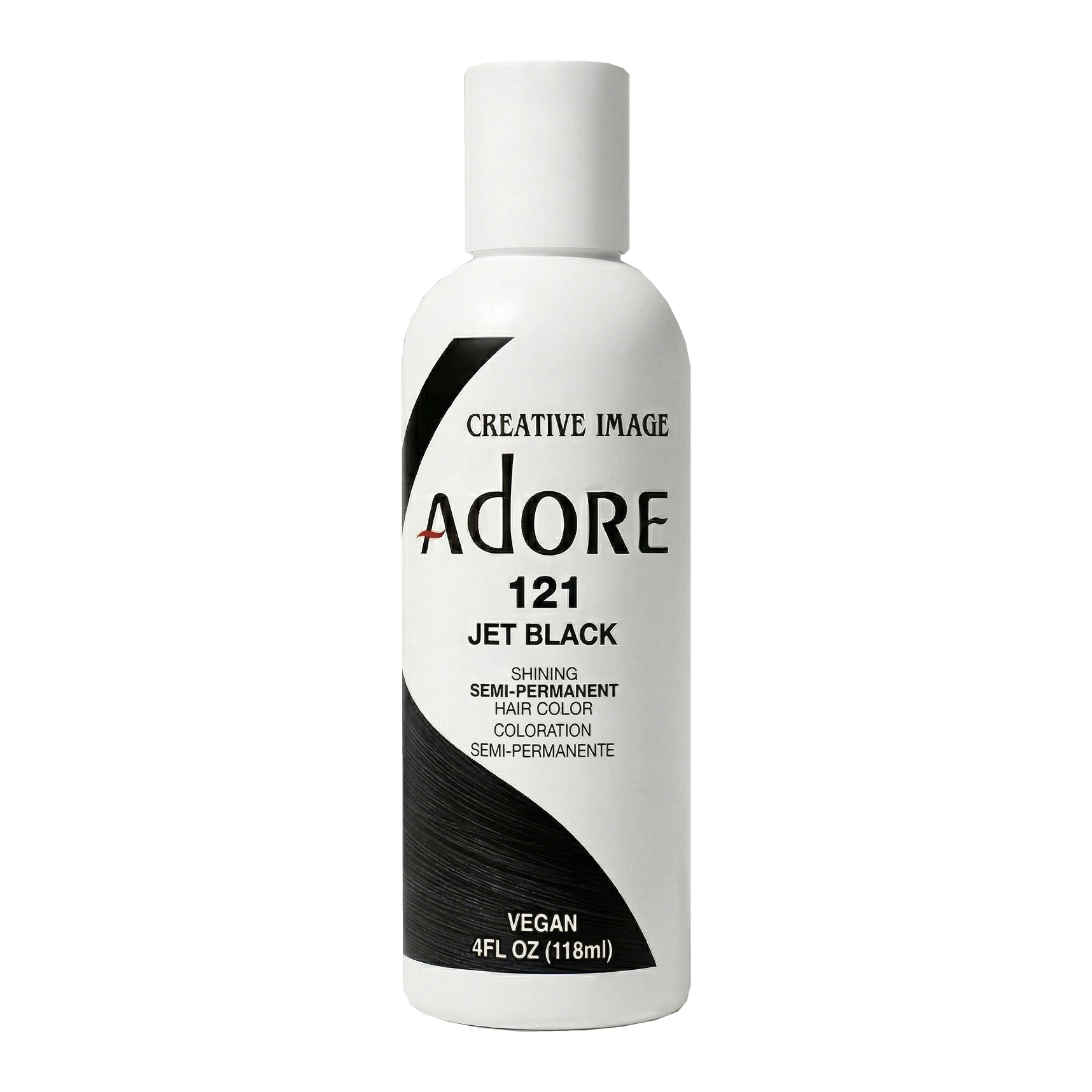 Semi-Permanent Hair Color - 121 Jet Black, 4 fl oz