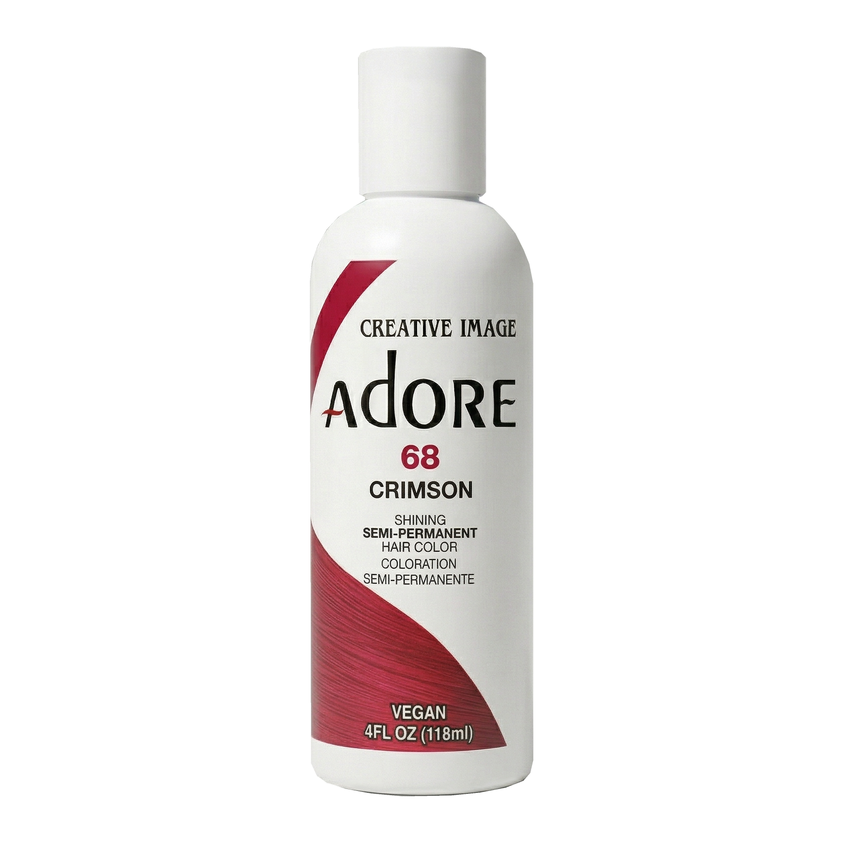 Semi-Permanent Hair Color - 68 Crimson, 4 fl oz