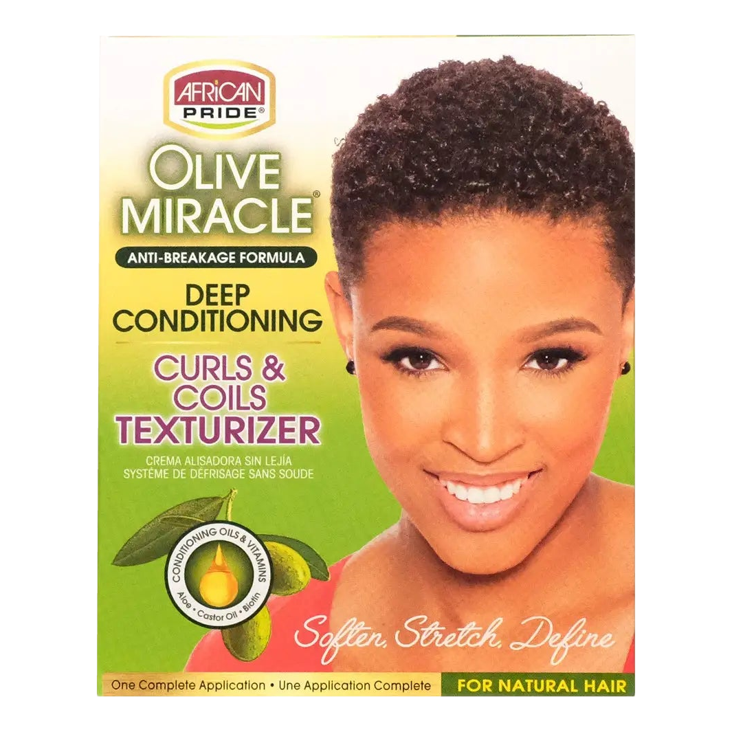 Olive Miracle Curls & Coils Texturizer, 1 kit