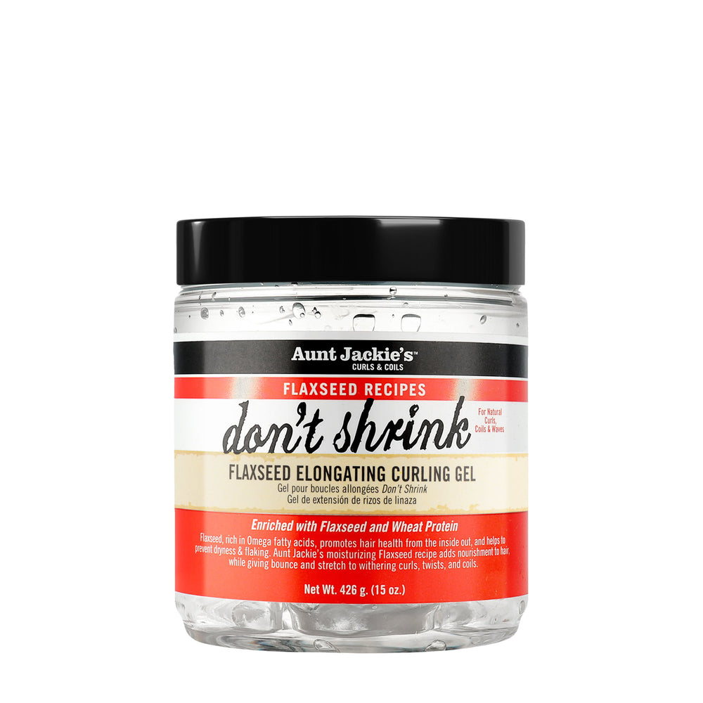 Don't Shrink Flaxseed Elongating Curling Gel, 15 oz