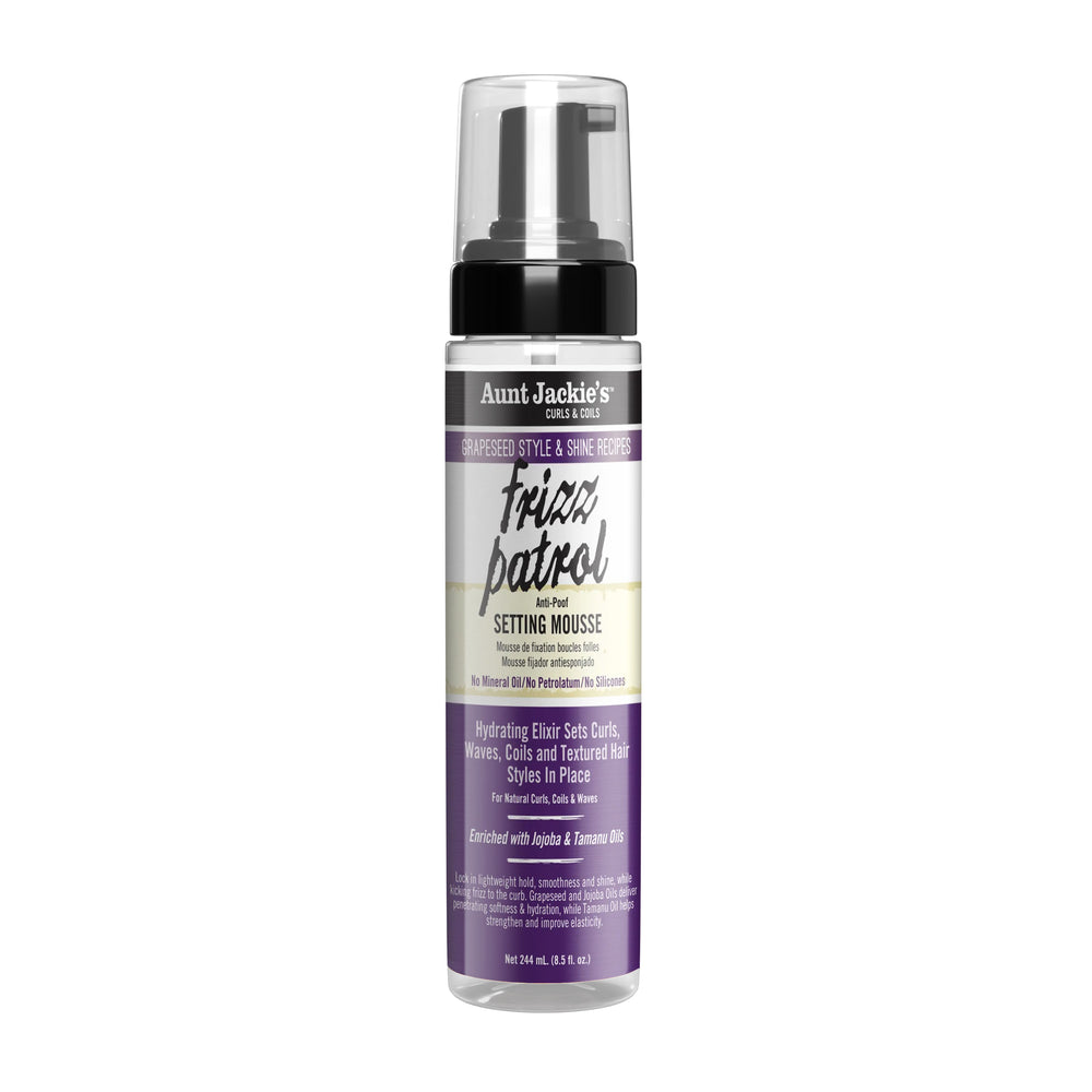 Frizz Patrol Anti-Poof Setting Mousse, 8.5 oz