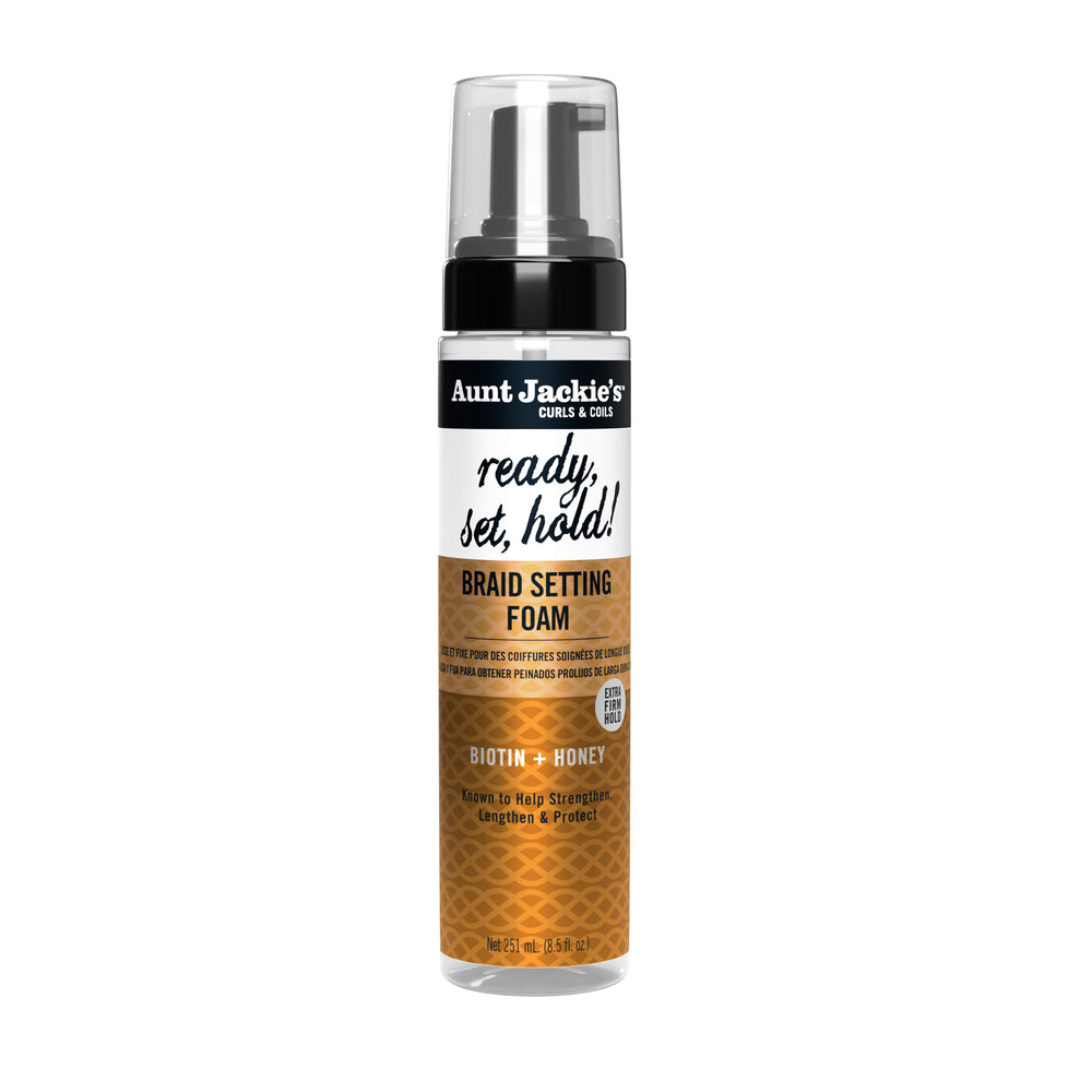 Ready, Set, Hold! Braid Setting Foam with Extra Firm Hold, 8.5 oz