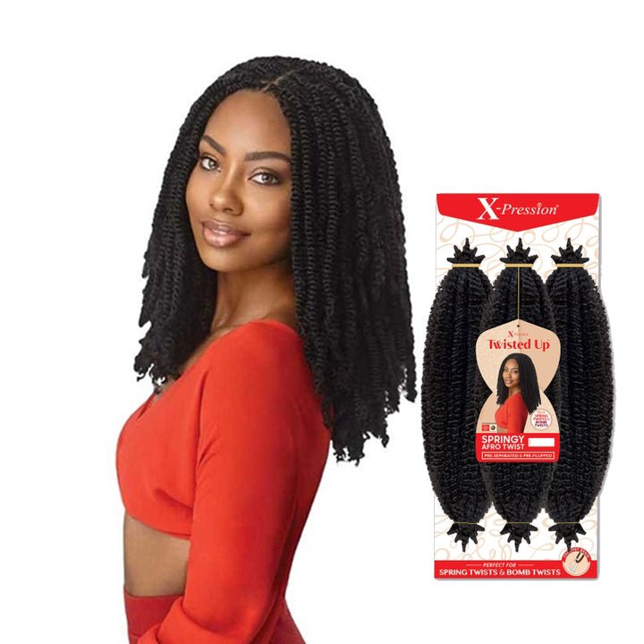 OUTRE TWISTED UP 3X SPRINGY AFRO TWIST 16"