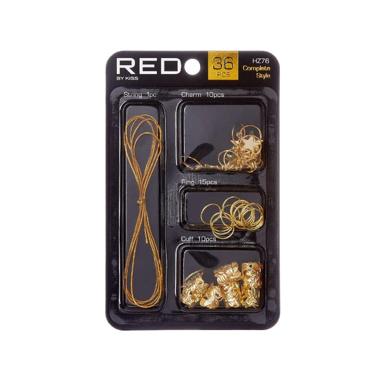 Premium Braid Charm Kit 36 Pcs [Complete Style] #HZ76