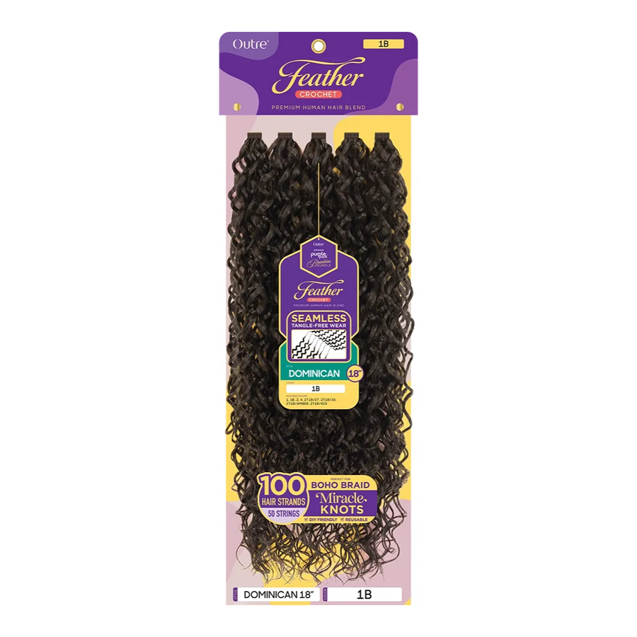 Purple Pack Brazilian Bundle Feather Crochet Dominican