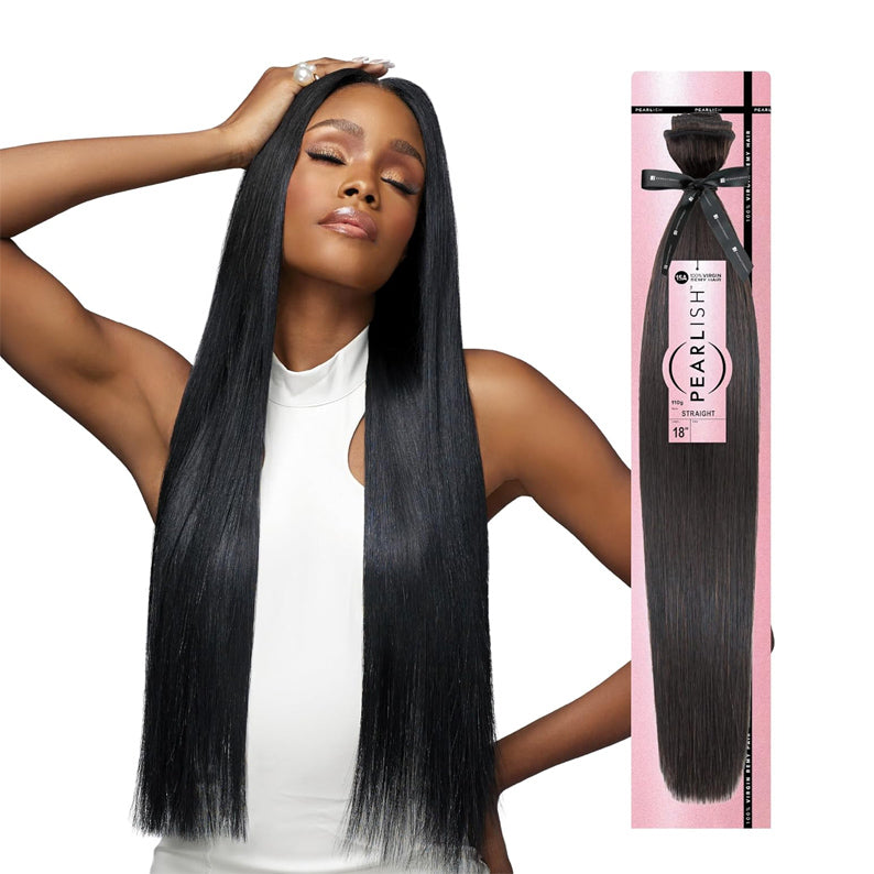 Pearlish 15A Straight, 14" / #NATURAL BLACK