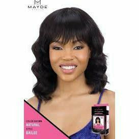 Mayde Beauty: 100% Human Hair Wig - Bailee, #NATURAL