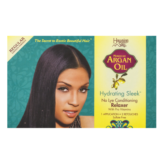 Argan Oil Hydrating Sleek Relaxer - Regular, 1 kit
