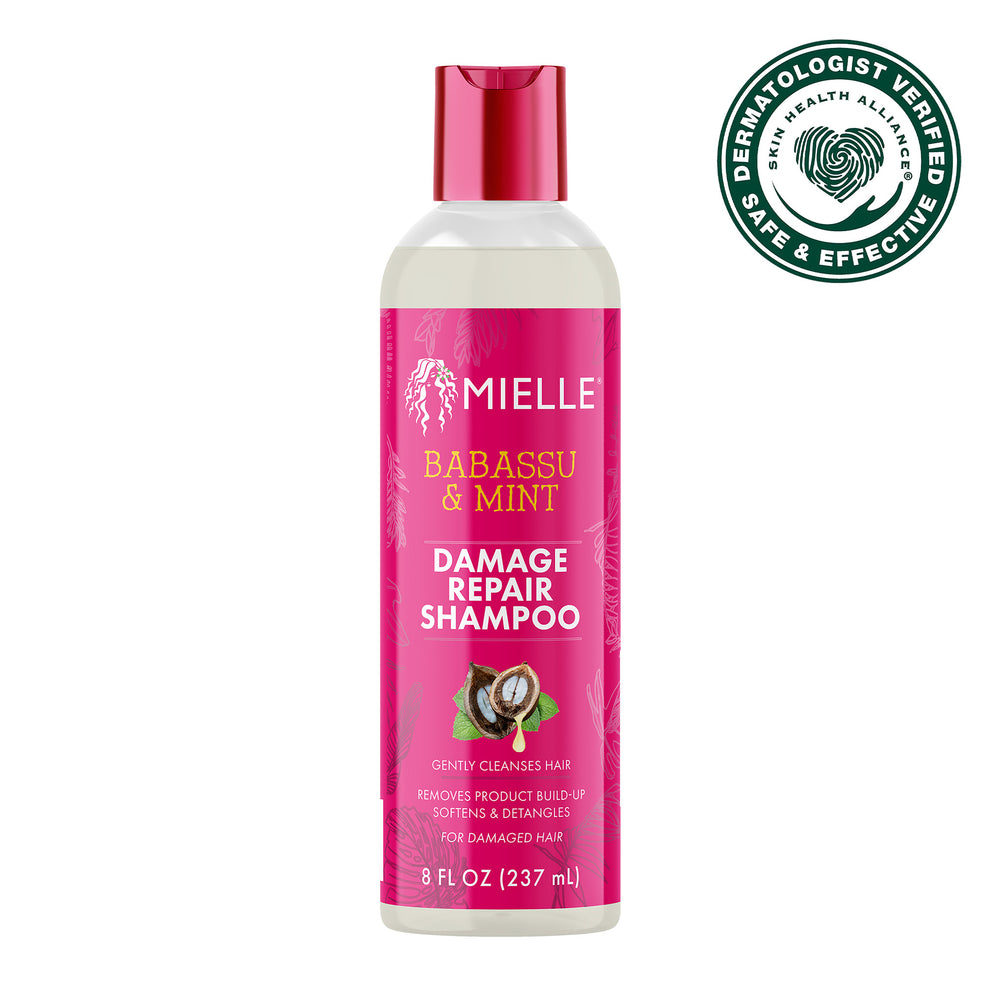 Babassu & Mint Damage Repair Shampoo, 8 oz