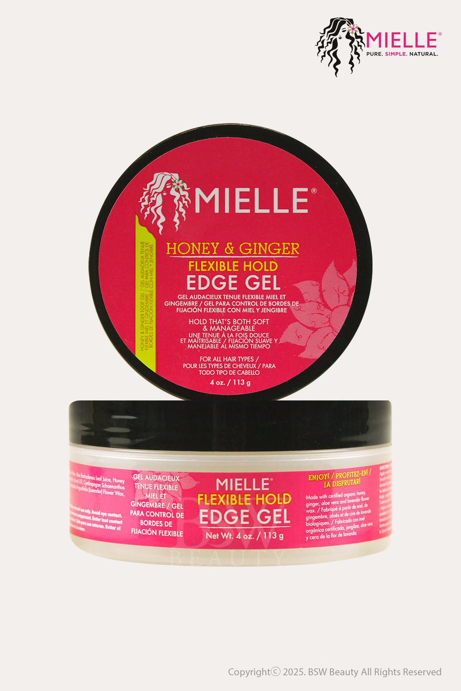 Honey And Ginger Edge Gel, 4 oz