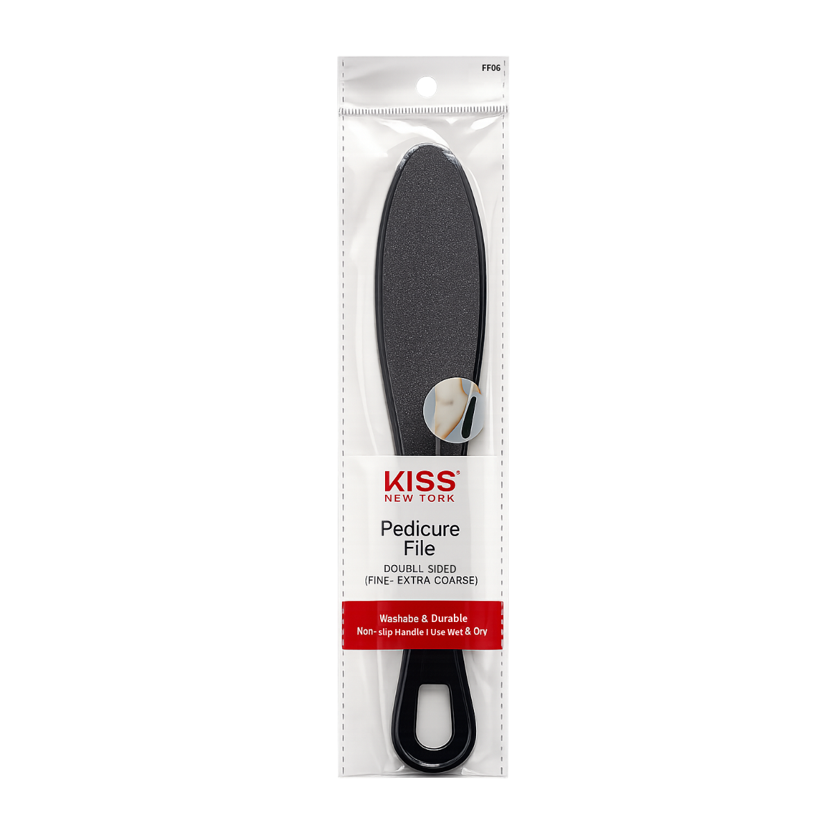 KISS NEW YORK Long Pedicure File #FF06