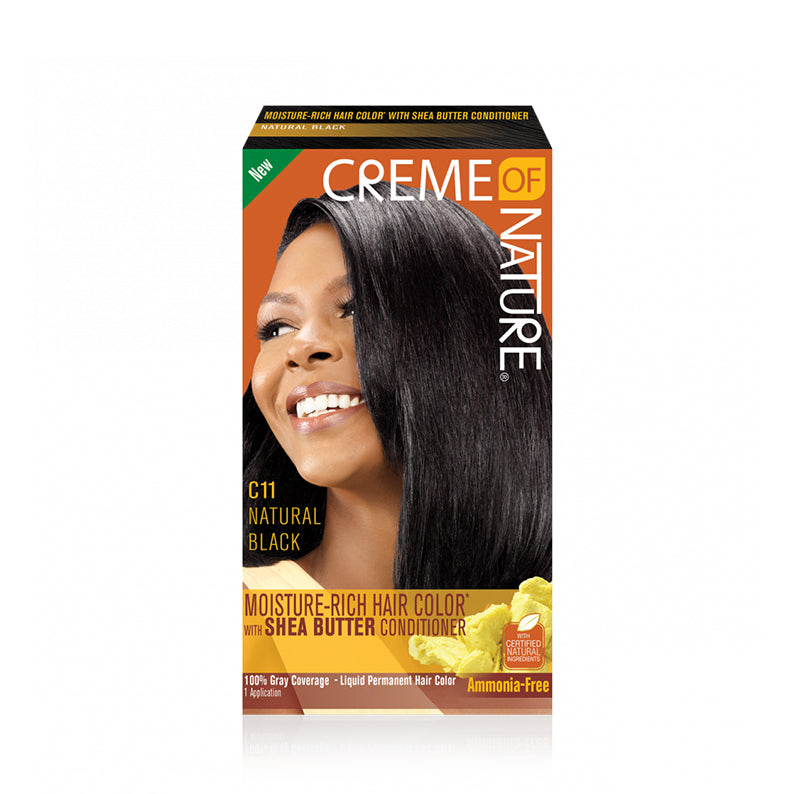 CREME OF NATURE COLOR C11 NATURAL BLACK
