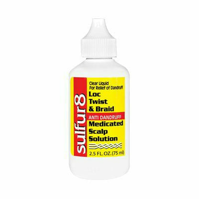 SULFUR 8 LOC & TWIST BRAID SOLUTION 2.5 OZ, 2.5 OZ