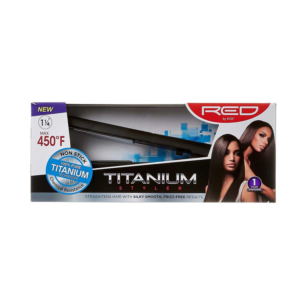 Red by KISS Titanium Styler 1.25 Inch FITS125