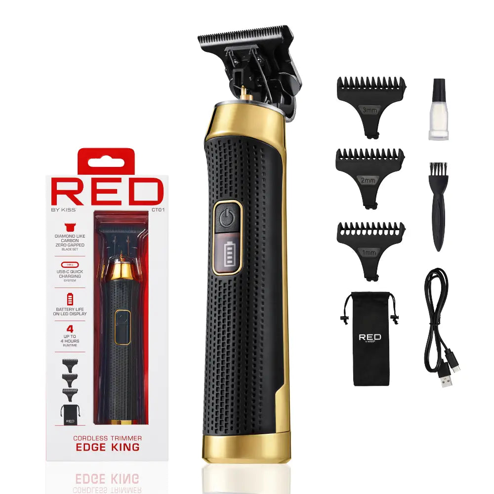 RED BY KISS EDGE KING CORDLESS TRIMMER CT01
