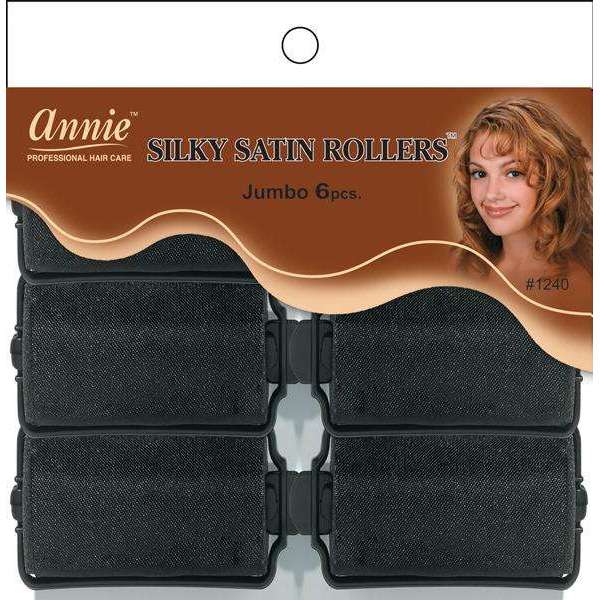 SATIN ROLLER CURLER JUMBO SIZE HAIR ACCESSORIES J