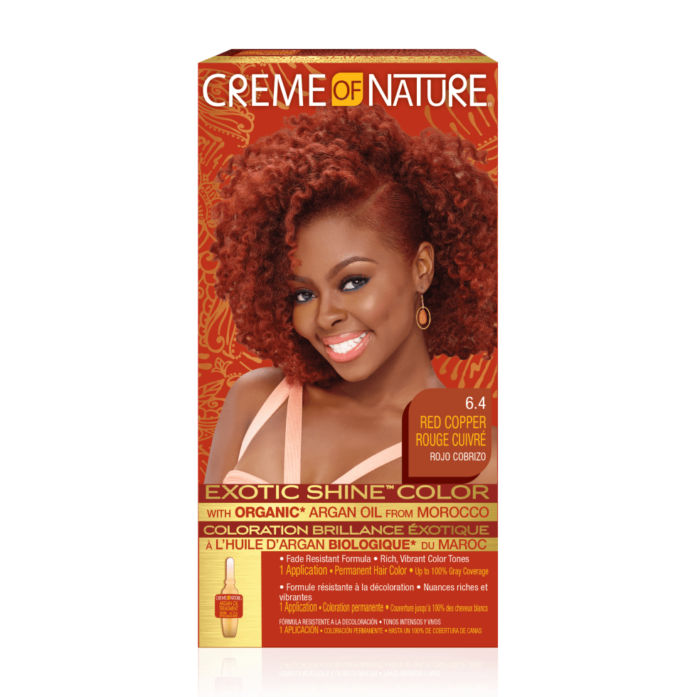 CREME OF NATURE COLOR #6.4 RED COPPER