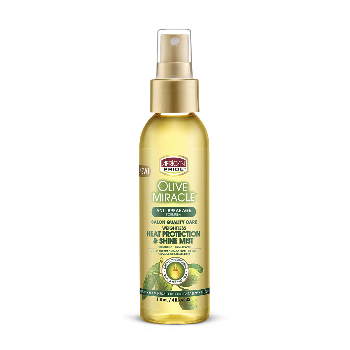A/P OLIVE MIRACLE HEAT PROTECT MIST 4OZ