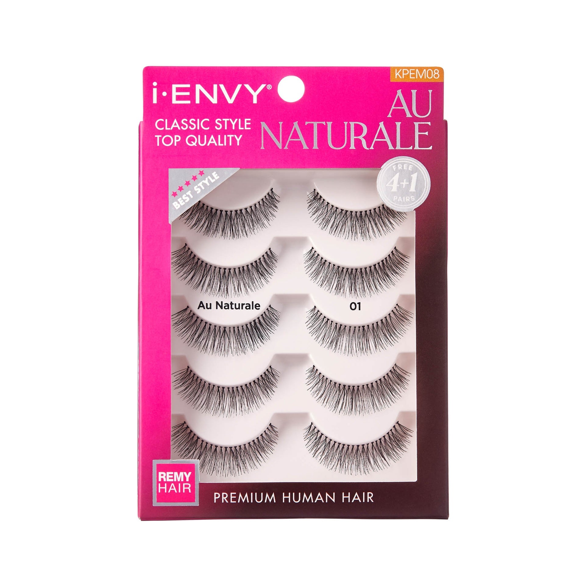 KISS I-ENVY AU NATURALE MULTI-PACK KPEM08