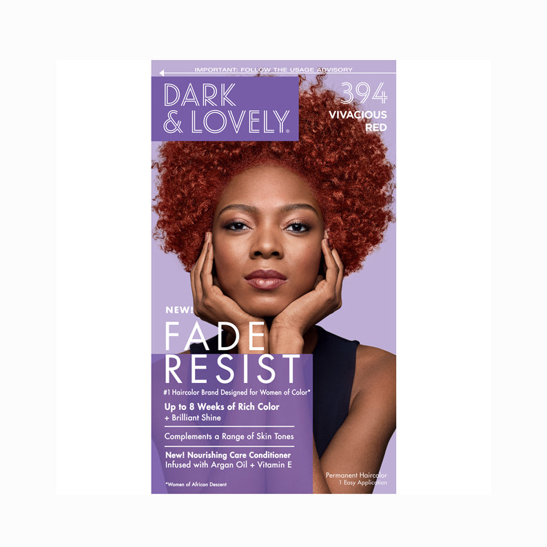 DARK N LOVELY 394 COLOR #394-VIVACIOUS RED