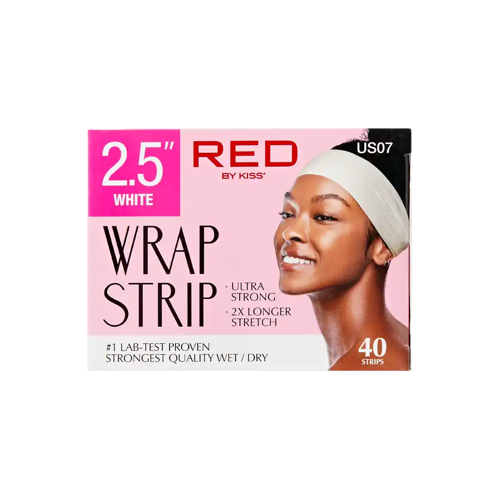 RED WRAP STRIP WHITE 2.5IN 40PCS US07