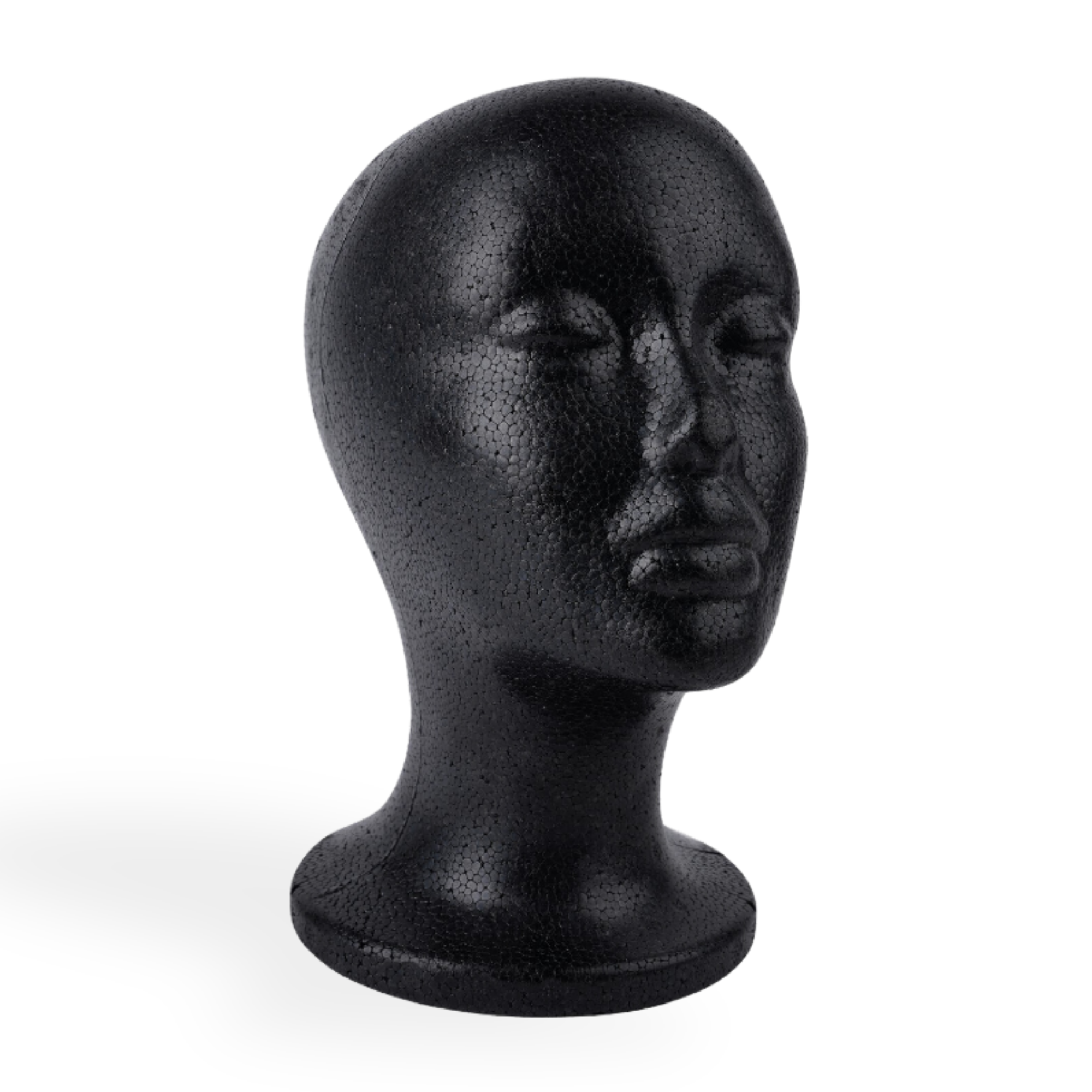 POLYSTYRENE FOAM HEAD 21 BLACK