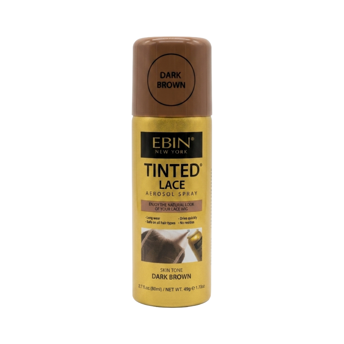 TINTEDLACE AEROSOL SPRAY 2.7OZ #DARK BRN