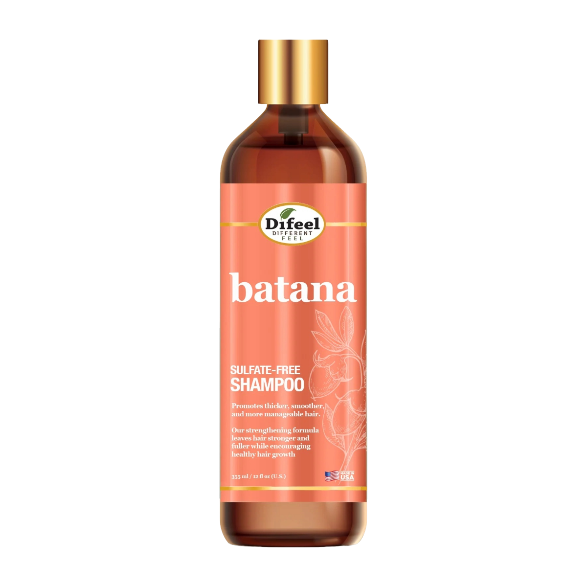 DIFEEL BATANA SHAMPOO 12OZ, 12OZ