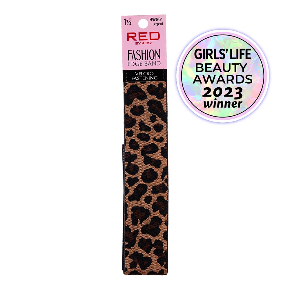 RED BY KISS Fashion Elastic Edge Band 1 1/2" [Leopard] #HWG61