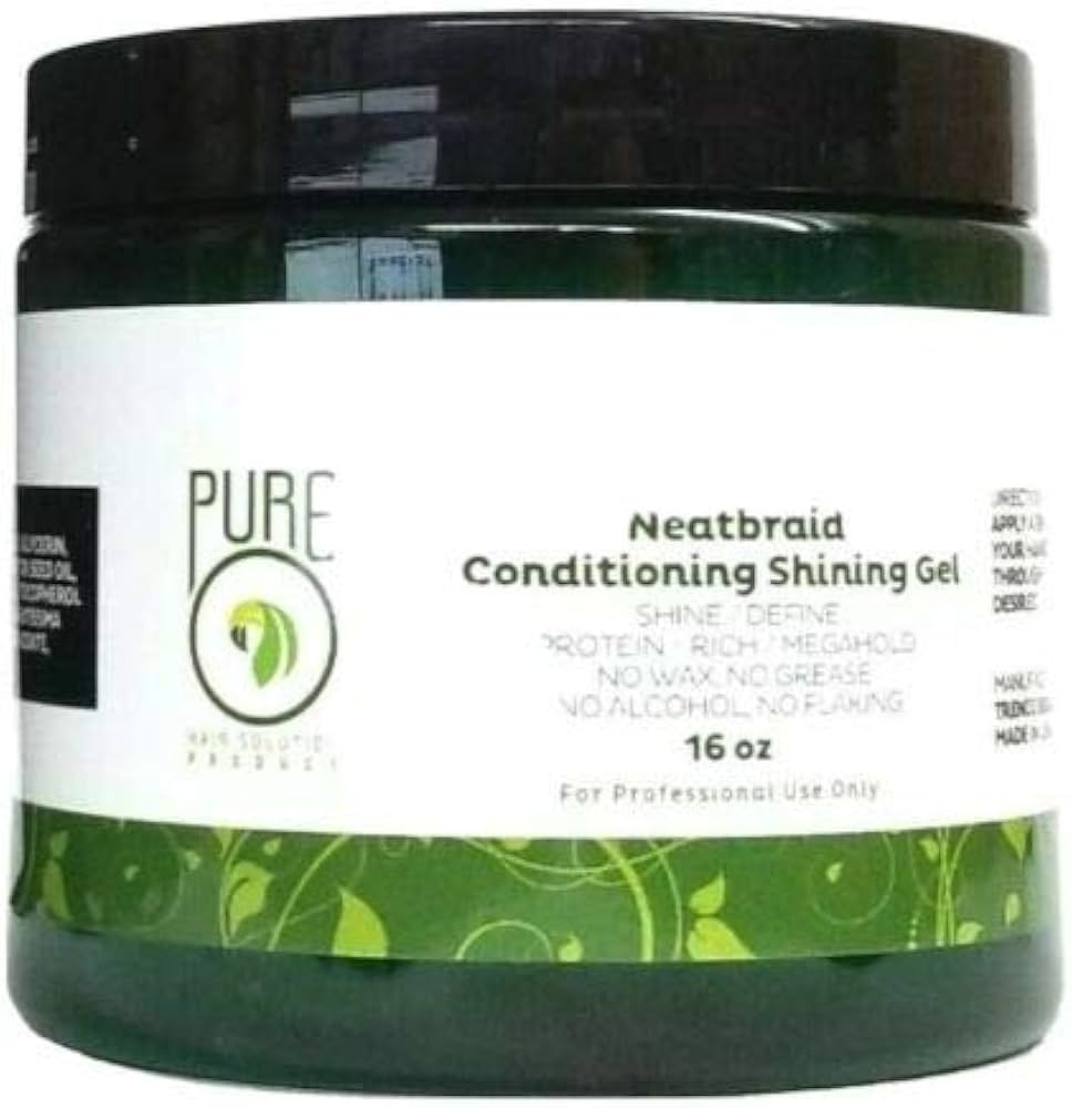 PURE O NEATBRAID SHINING GEL 16OZ