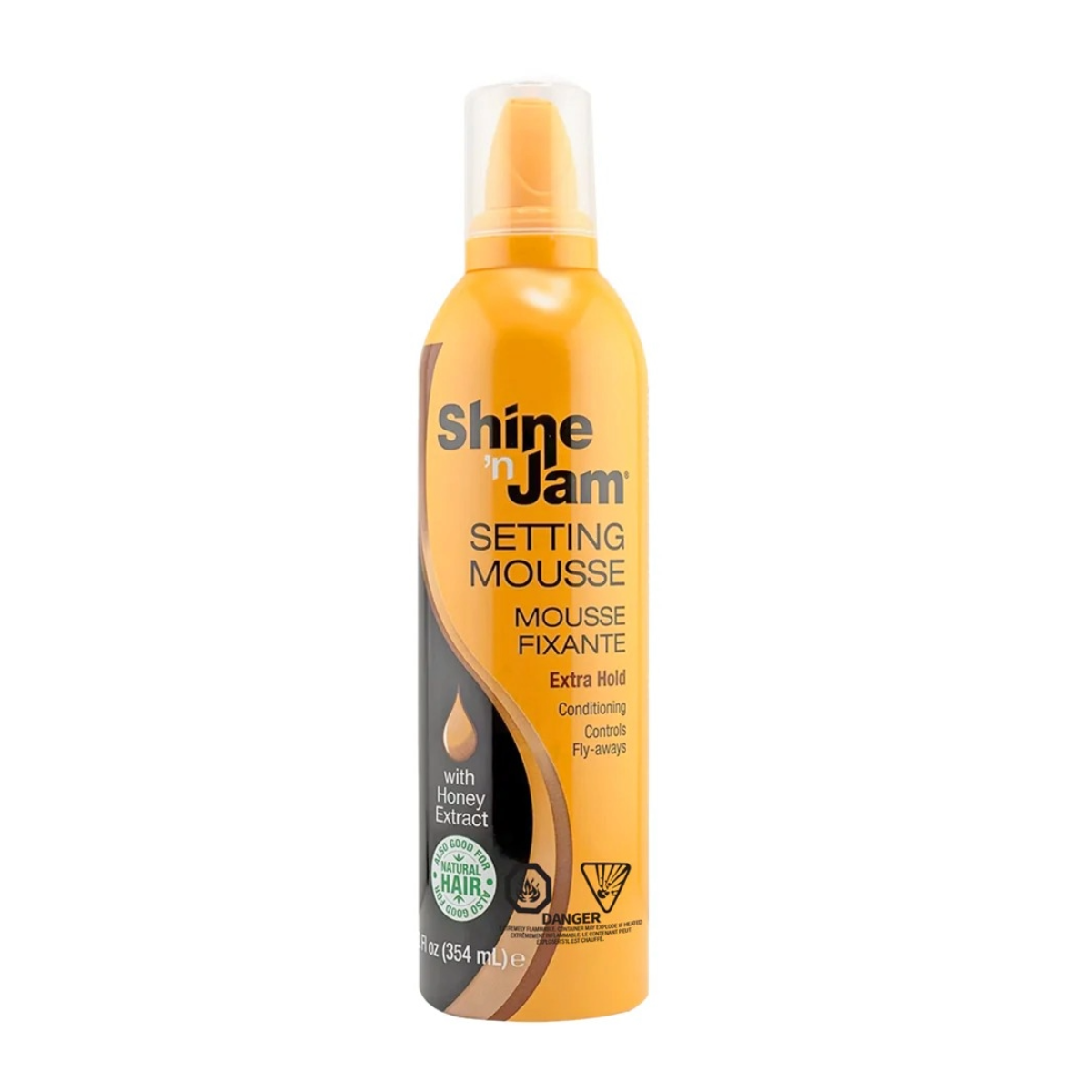 SHINE N JAM EXTRA HOLD MOUSSE 12OZ, 12OZ