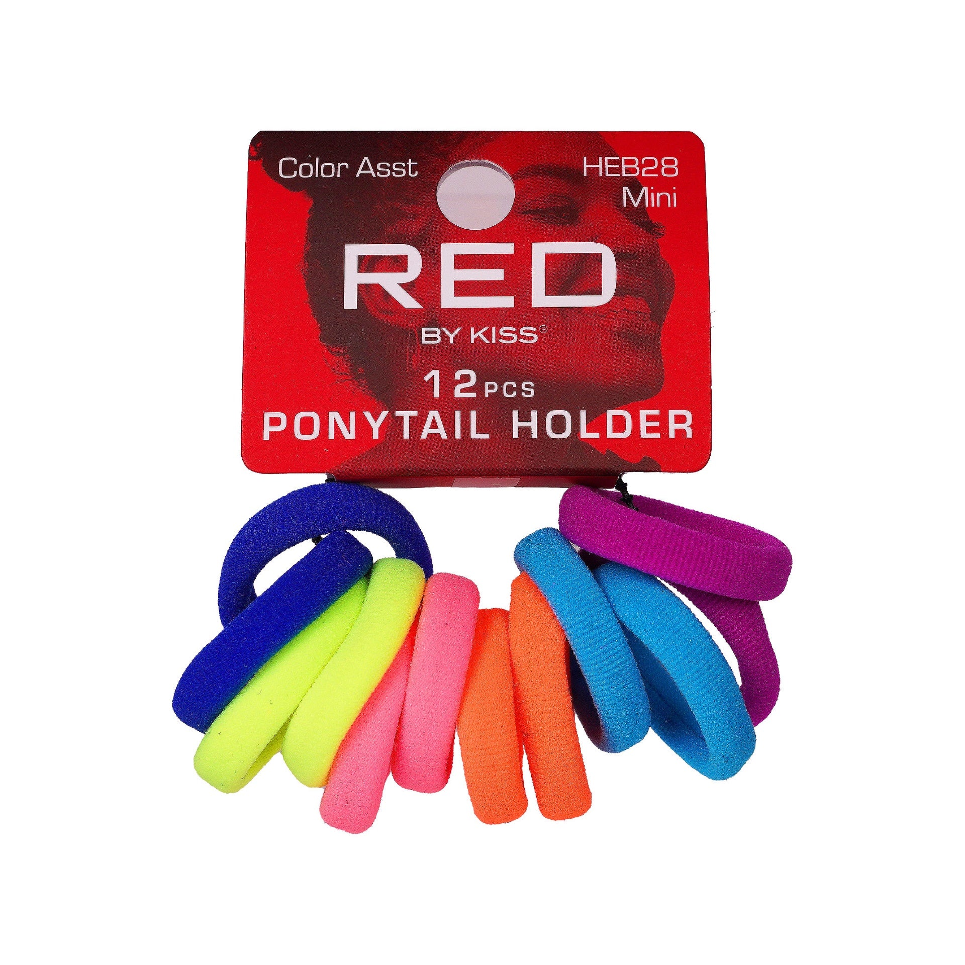 Ponytail Holder 12pcs [Mini] [Assorted Color] #HEB28