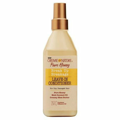 CREME OF NATURE PURE HONEY BREAK UP BREAKAGE LEAVE-IN CONDITIONER, 8 oz