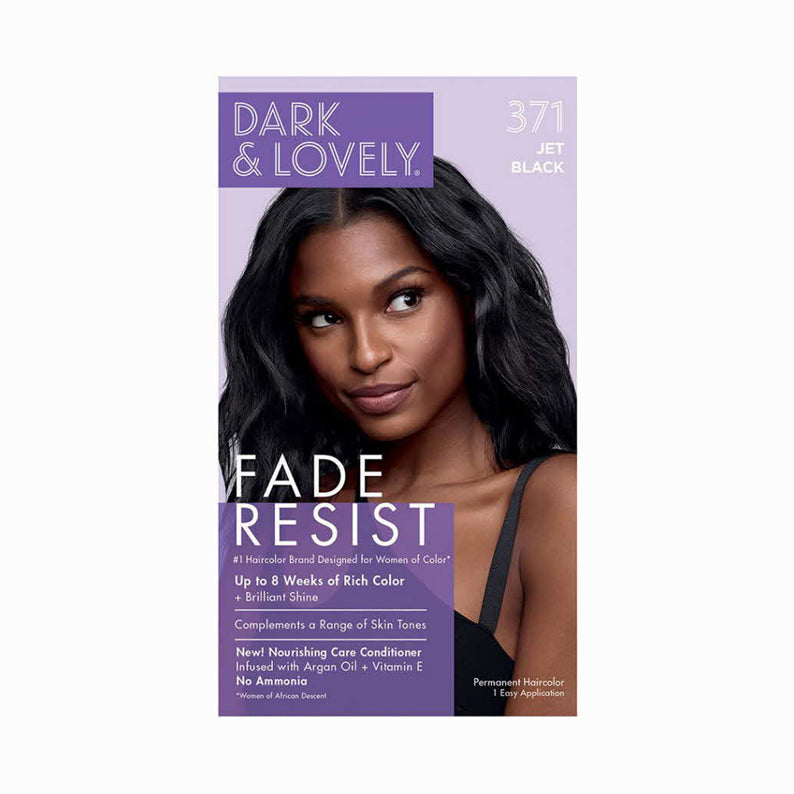 DARK N LOVELY 371 COLOR #371-JET BLACK