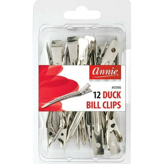 ANNIE DUCK BILL CLIPS 12CT #3085