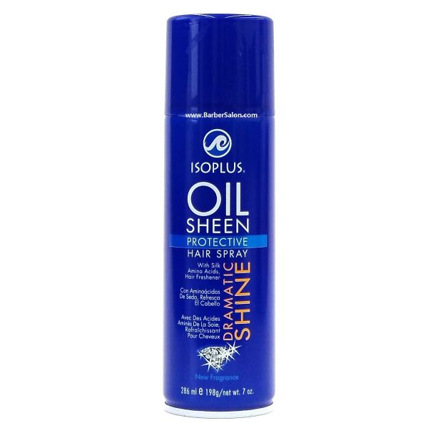 ISOPLUS OIL SHEEN HAIR SPRAY 7 OZ, 7 OZ