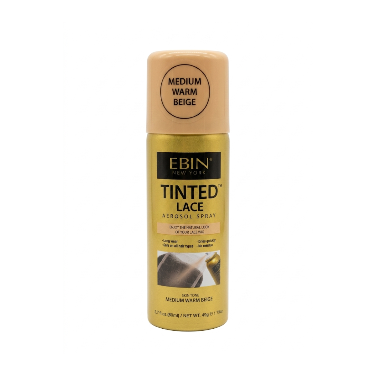 TINTEDLACE AEROSOL SPRAY 2.7OZ #MDM WARM BEIGE