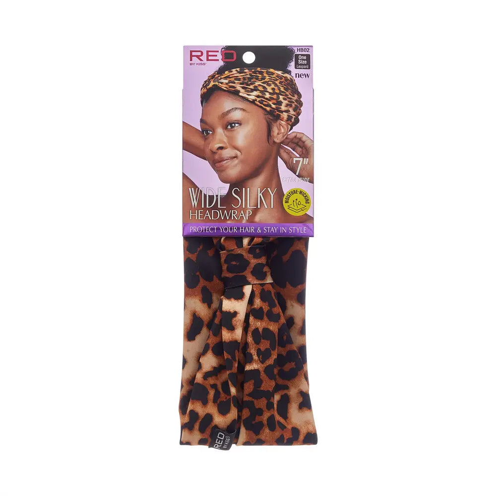RED WIDE DRY FIT HEADWRAP HB02