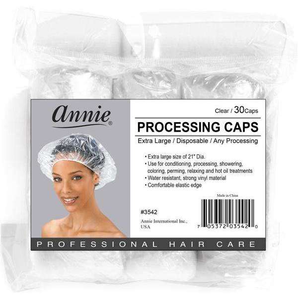 ANNIE #3542 PROCESSING CAPS CLEAR 30CT