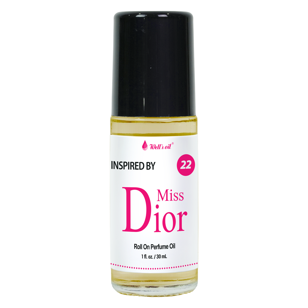 WELL'S OIL Roll-On Perfume Oil - Inspired by Miss Dior (1 fl. oz.), 1 fl oz