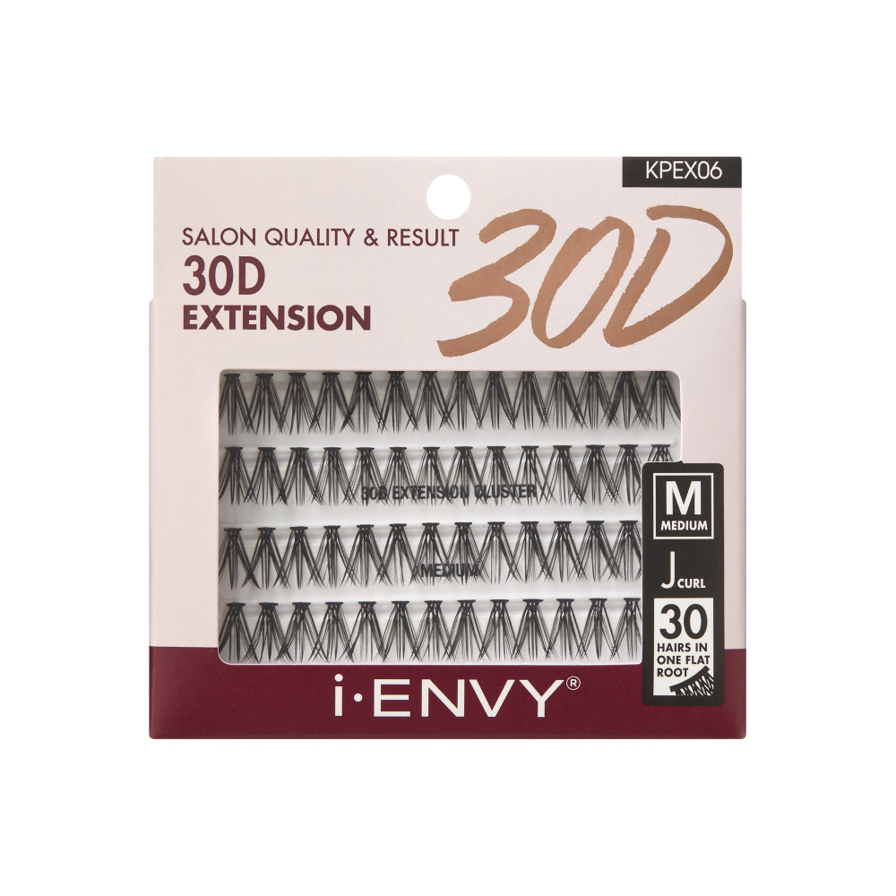 KISS IENVY 30D EXTENSION CLUSTER MED #KPEX06