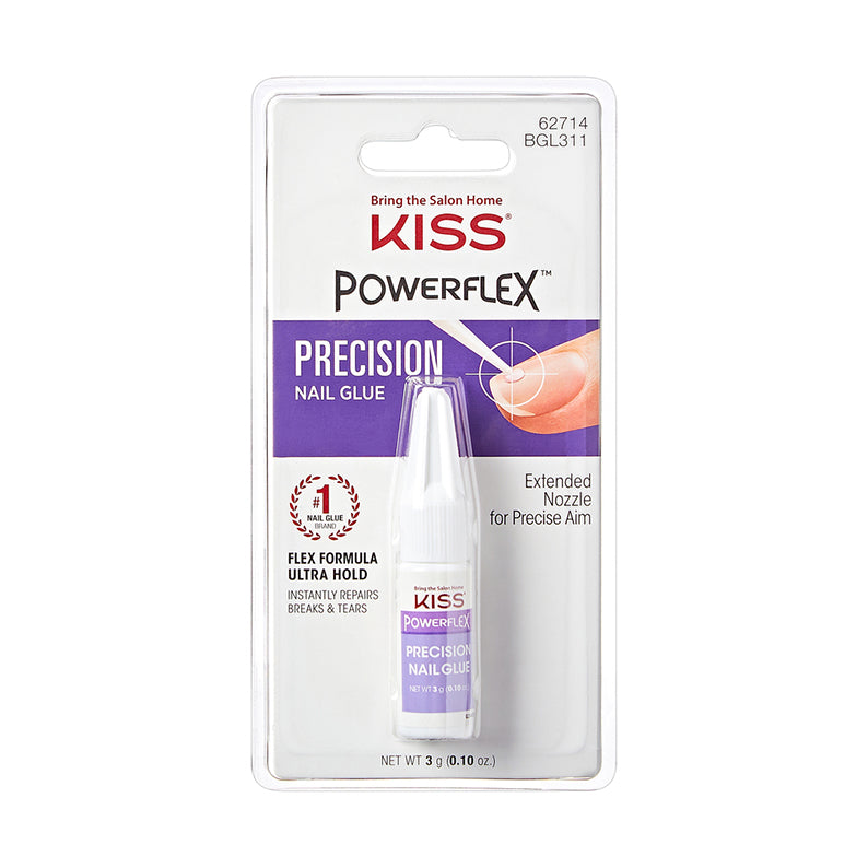 KISS POWERFLEX PRECISION NAIL GLUE 0.10 OZ, 0.10 OZ