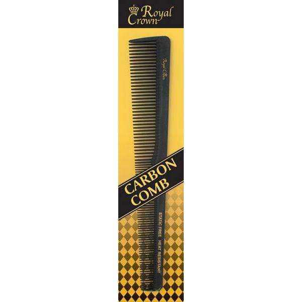 Annie Royal Crown Series Carbon Barber Comb 7" *2682