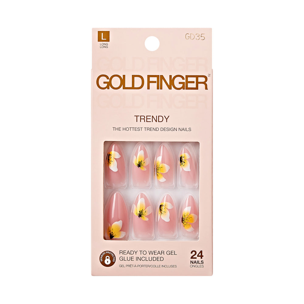 GOLD FINGER TRENDY NAIL #GD35