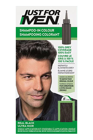 JUST FOR MEN HAIR COLOR H55-REAL BLACK