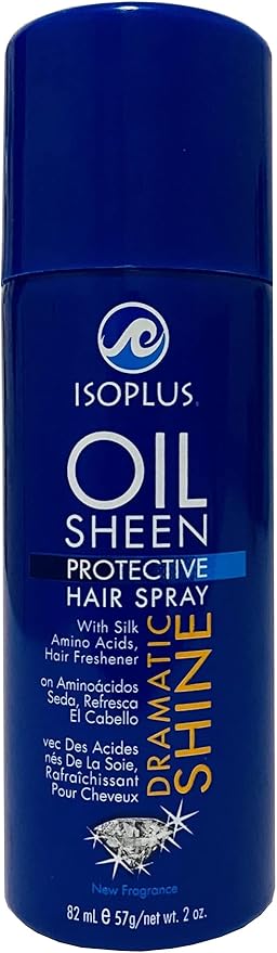 ISOPLUS OIL SHEEN HAIR SPRAY-TRIAL 2 OZ, 2 OZ