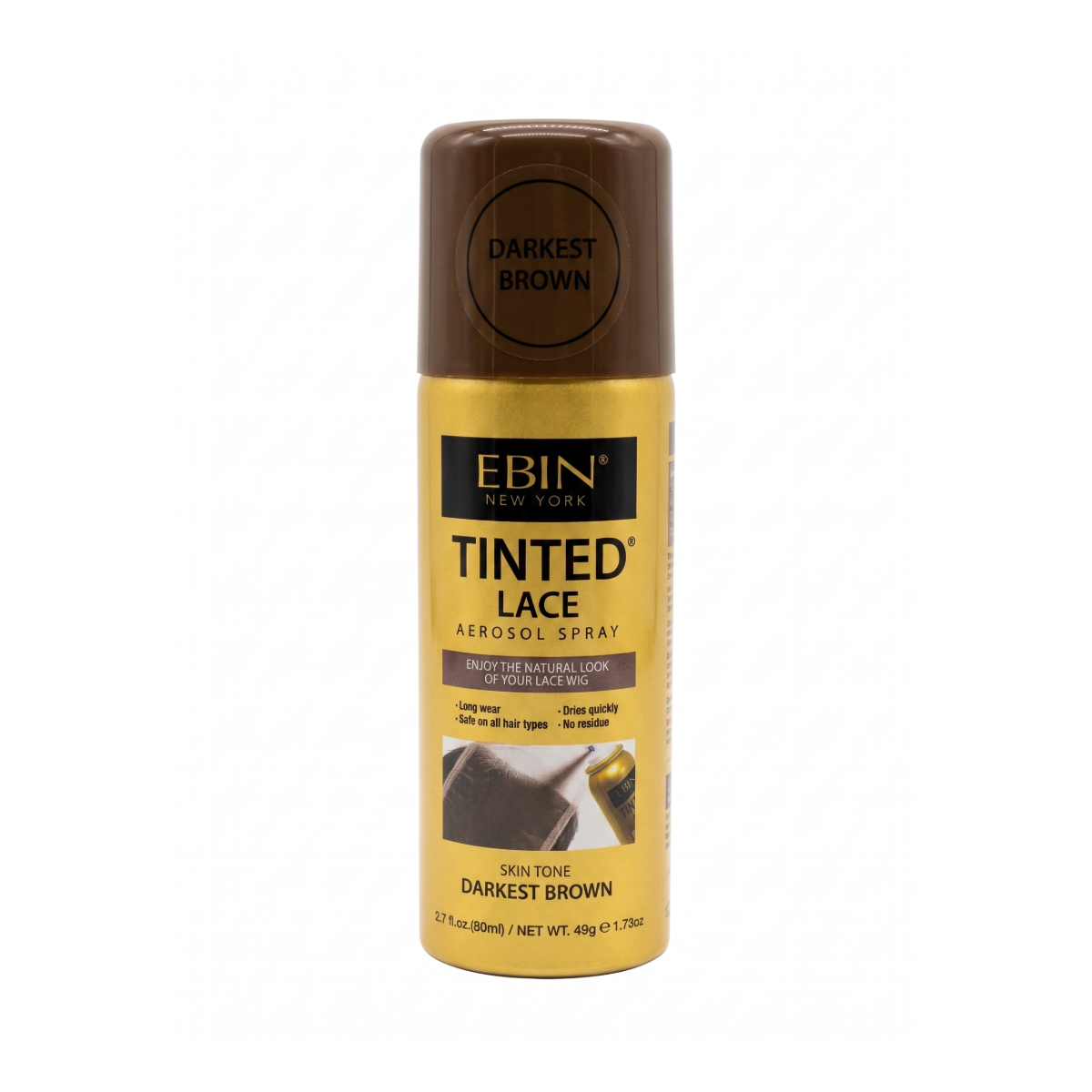 TINTEDLACE AEROSOL SPRAY 2.7OZ #DARKEST BRN