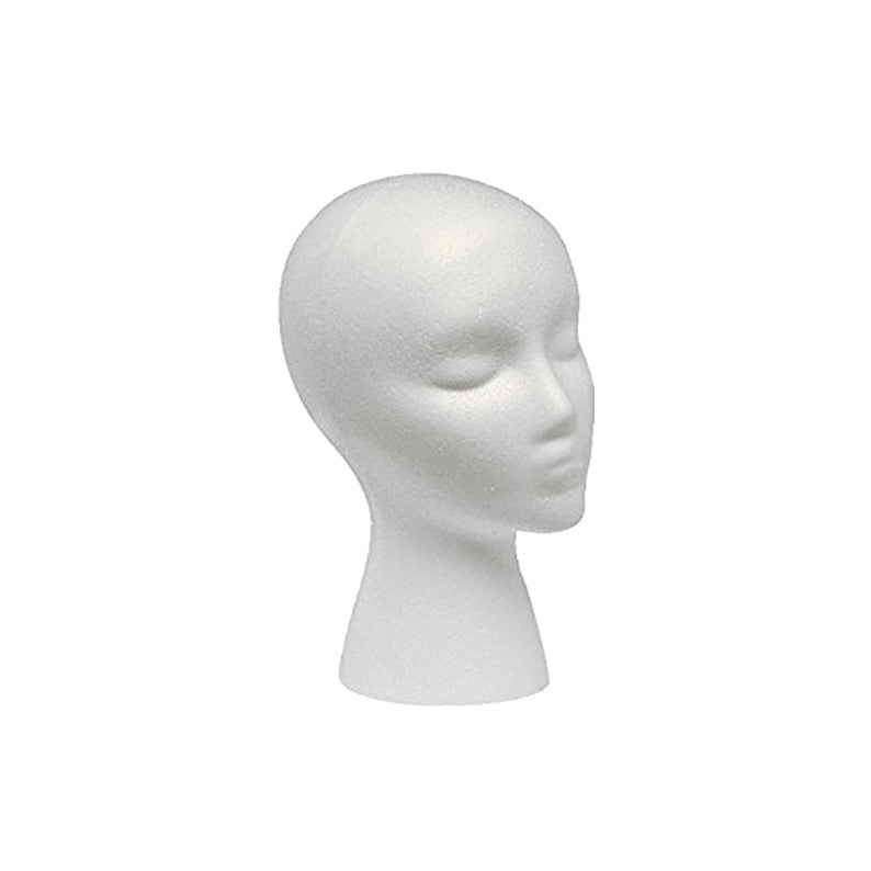FOAM MANNEQUIN HEAD (WHITE)