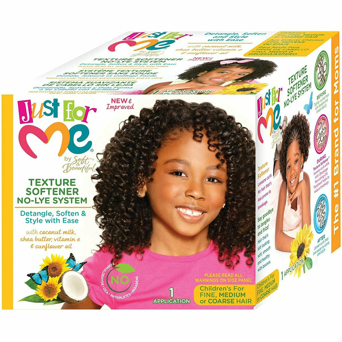 JUST FOR ME- NO-LYE TEXTURE SOFTENER KIT