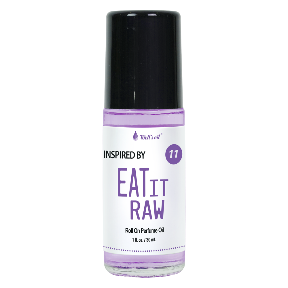 WELL'S OIL Roll-On Perfume Oil - Inspired by Eat It Raw (1 fl. oz.), 1 fl oz